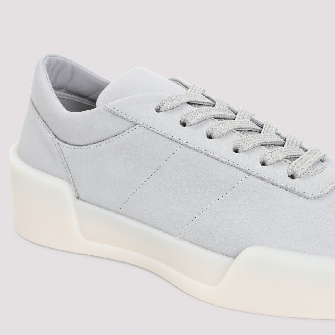 Fear Of God Aerobic Low Light Grey Calf Leather Sneakers