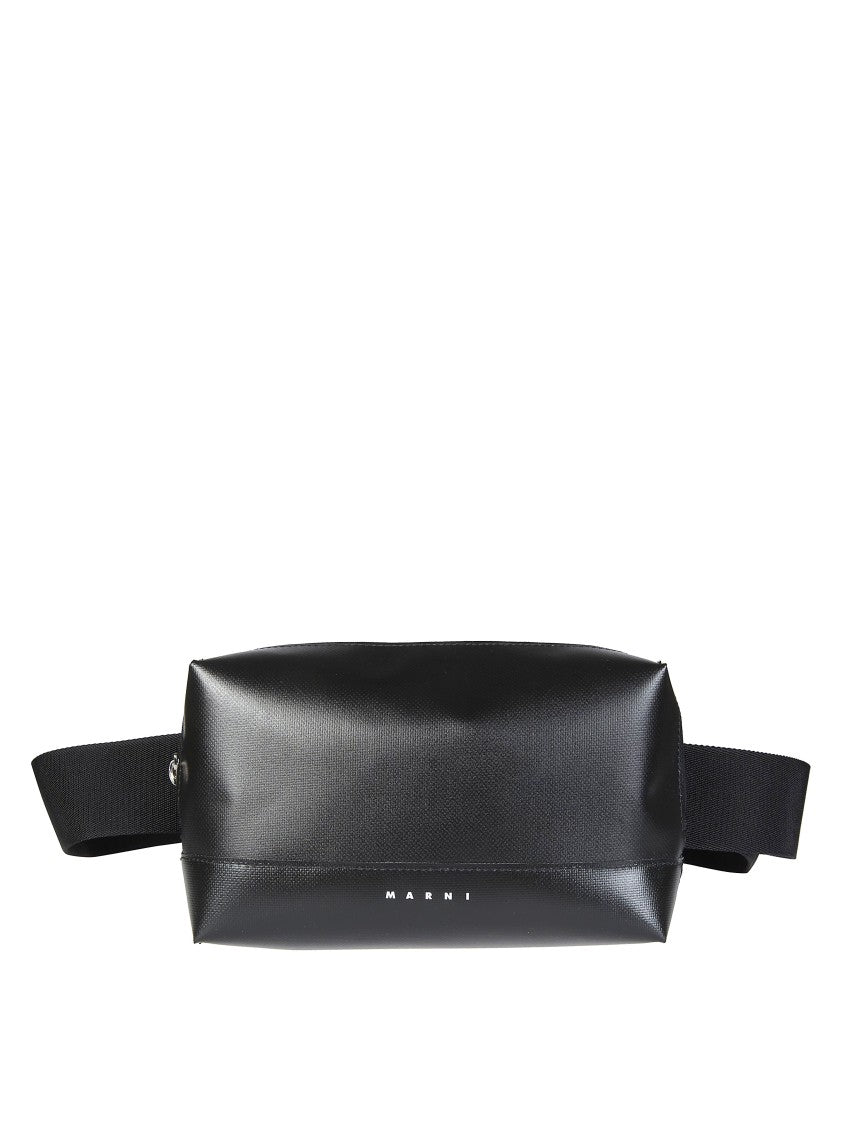 Marni Rectangular Smooth Textured Belt Bag