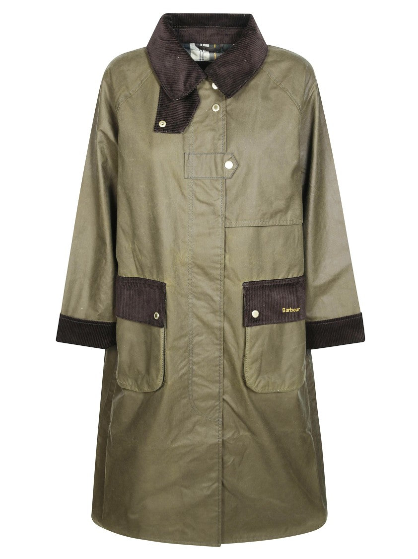 Barbour Kirklees Waxed Mid-Length Jacket