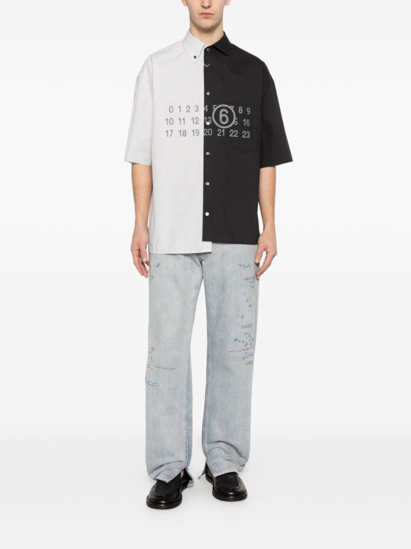 Mm6 By Maison Margiela Light Blue Distressed Jeans