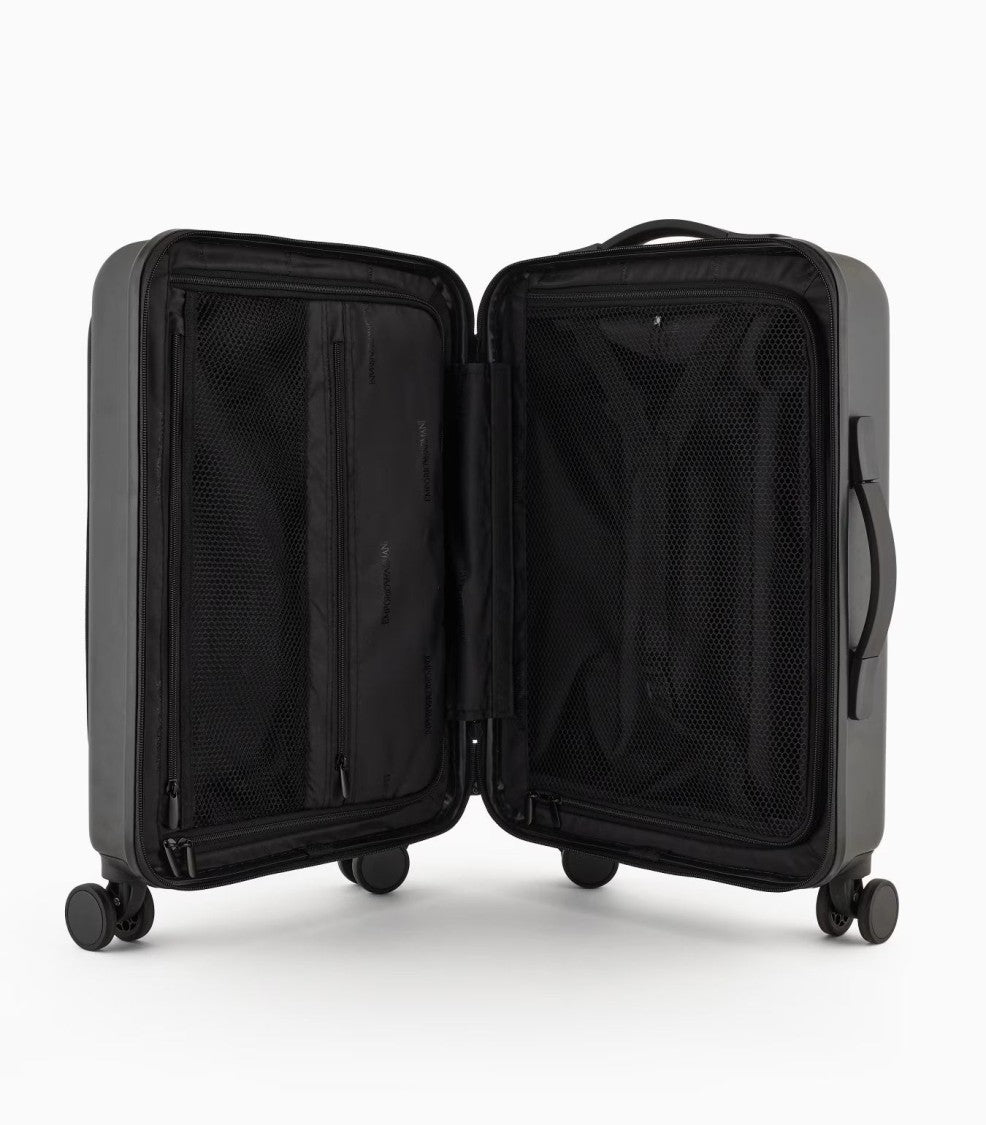 Emporio Armani Black Hard-Shell Suitcase