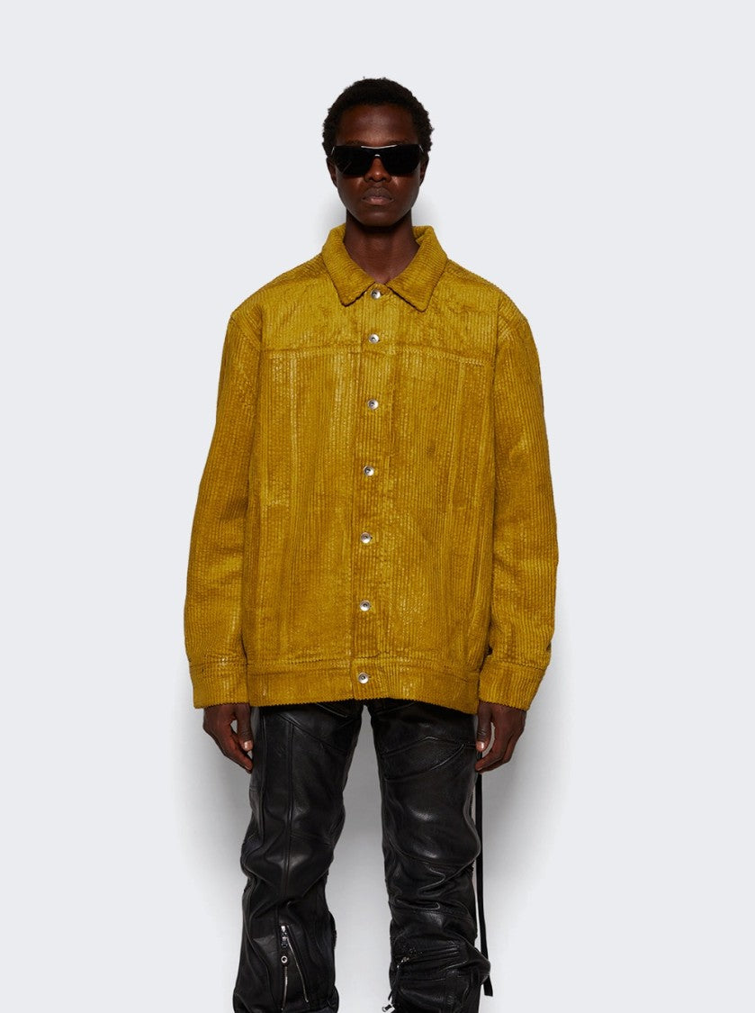 Drkshdw By Rick Owens Jumbo Worker Jacket Ochre