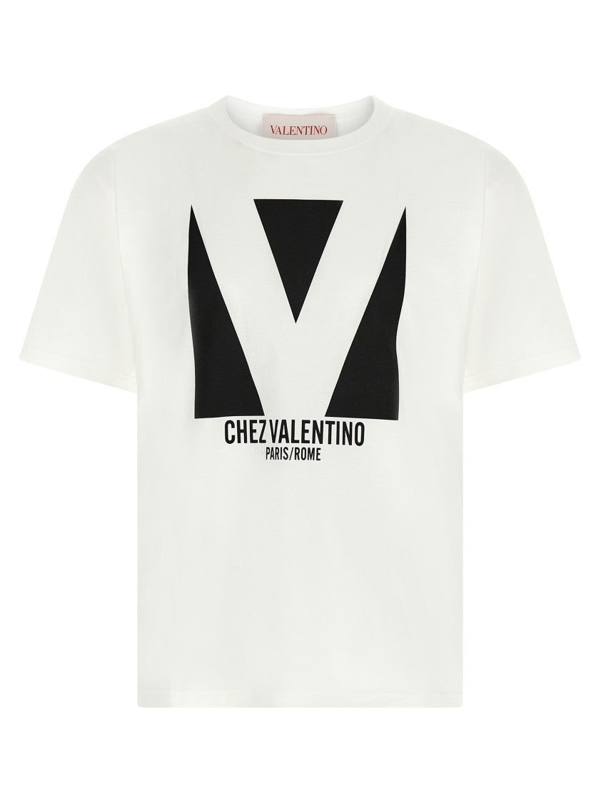 Valentino Garavani Cotton T-Shirt With Front Print