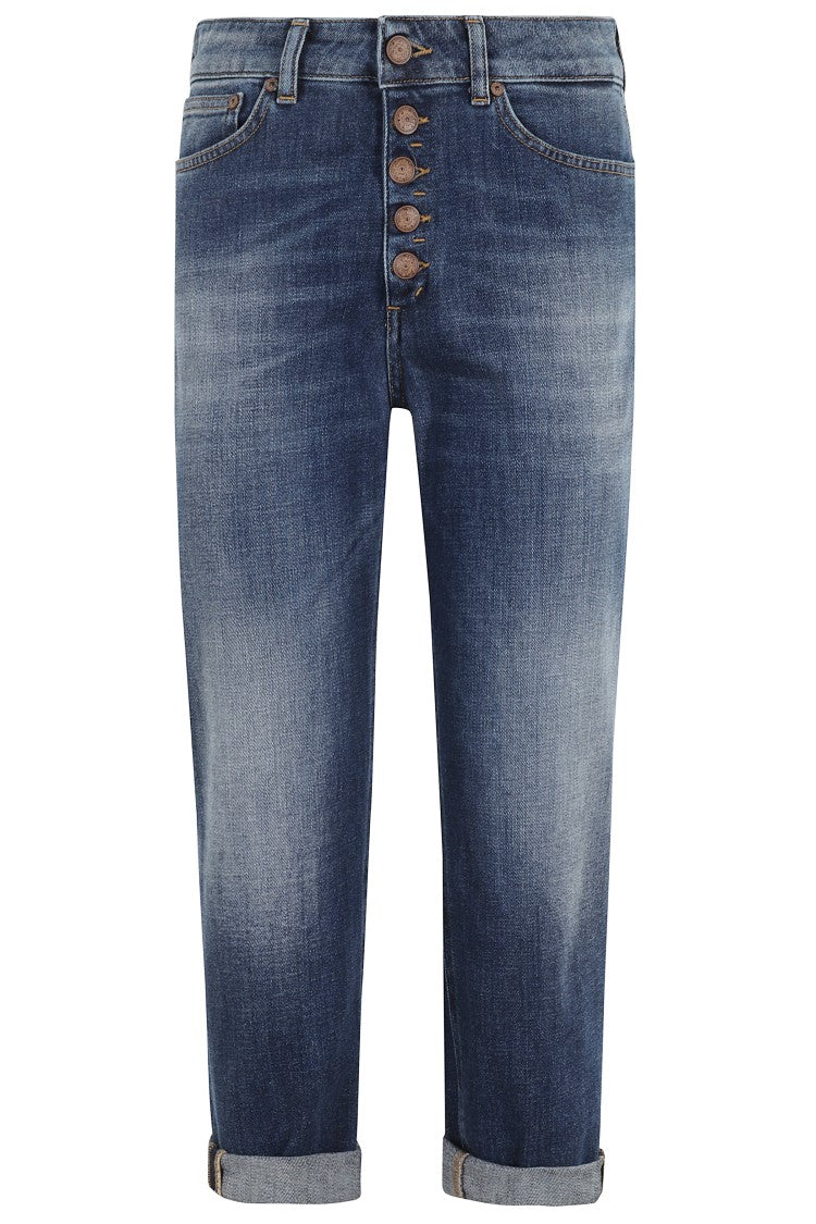 Dondup Loose Fit Blue Denim Jeans