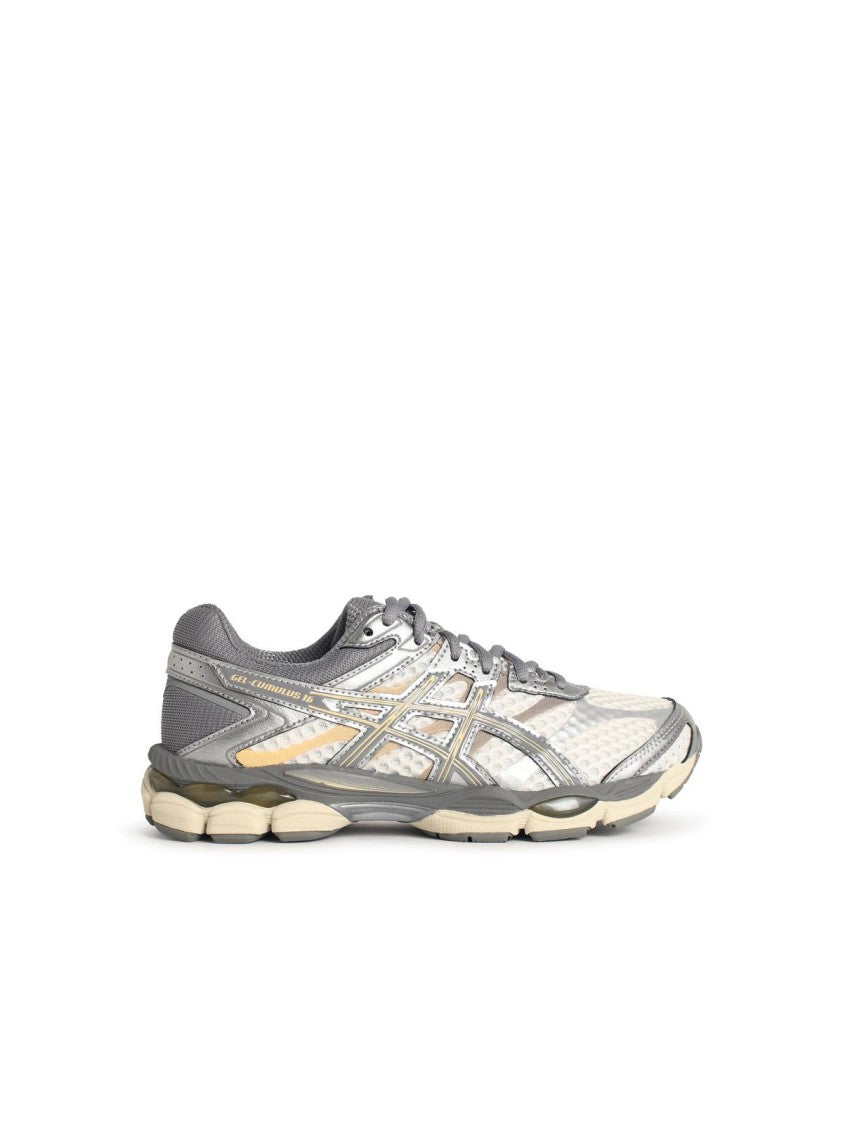 Asics Cumulus' Sneakers In Cream And Grey Technical Fabric