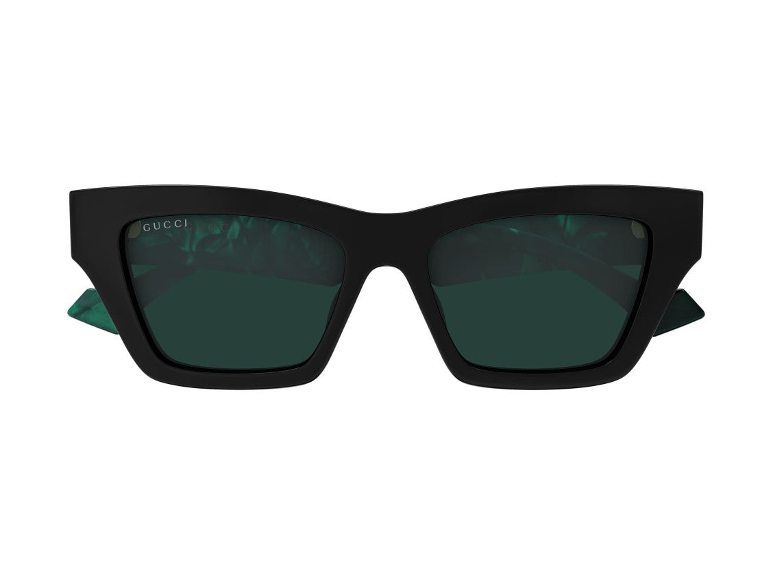 Gucci Gg1753s Marbled Green Oversized Square Sunglasses