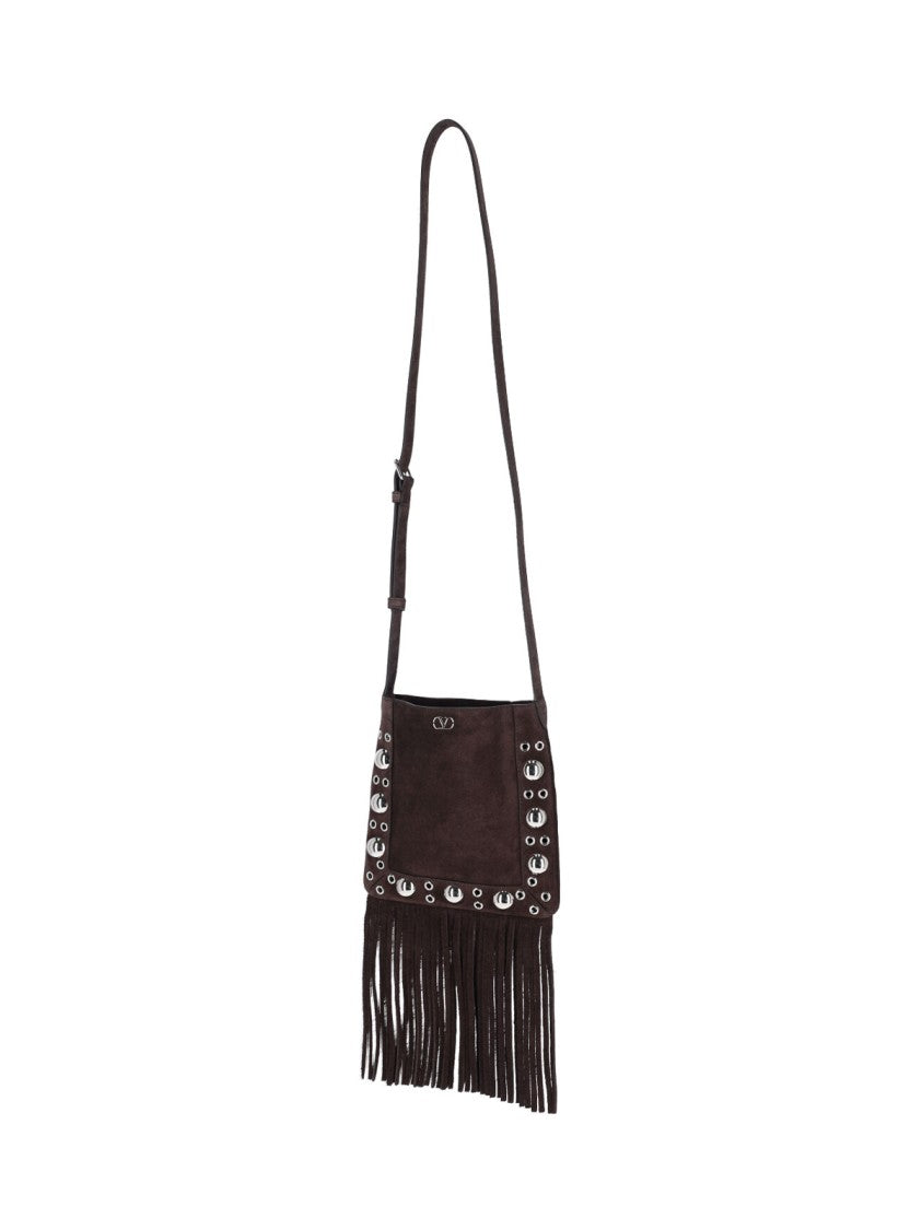 Valentino Garavani Structured Brown Handbag