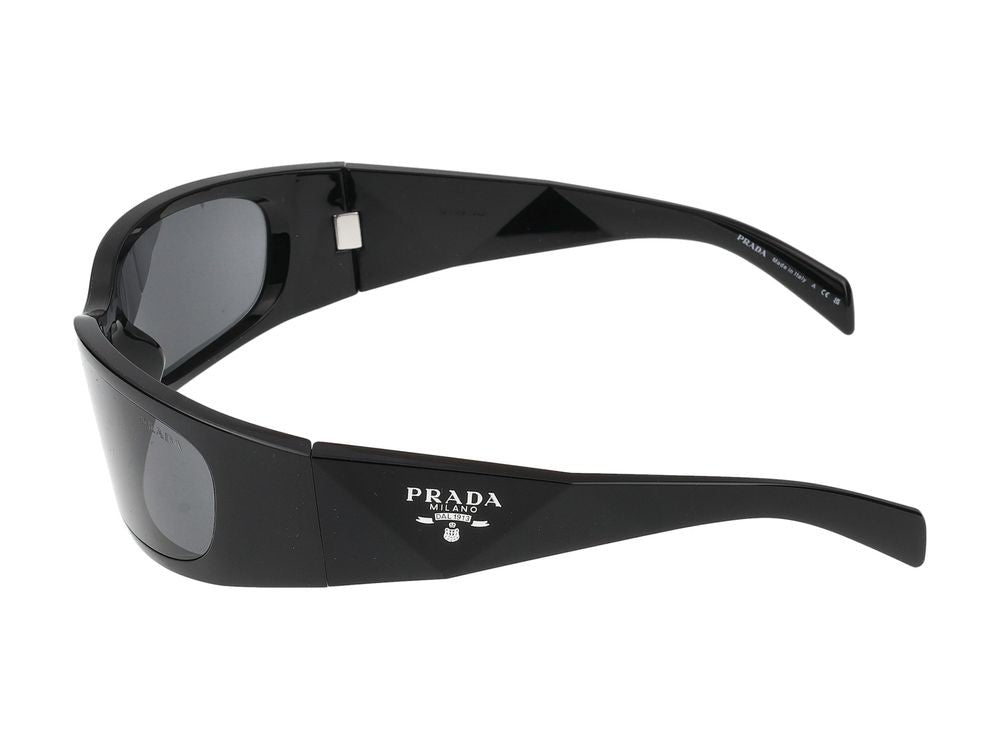 Prada Black Contemporary Plastic Sunglasses