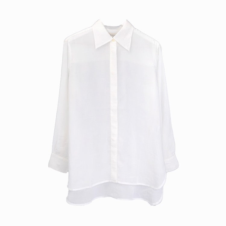 Officine Generale Loose Fit Long Sleeve Shirt