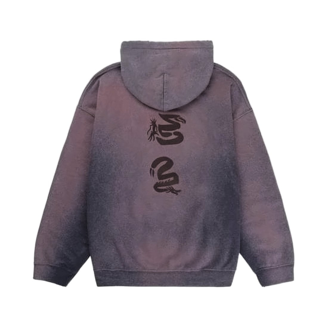 Sasquatchfabrix Gradient Wash Hoodie With Kangaroo Pocket