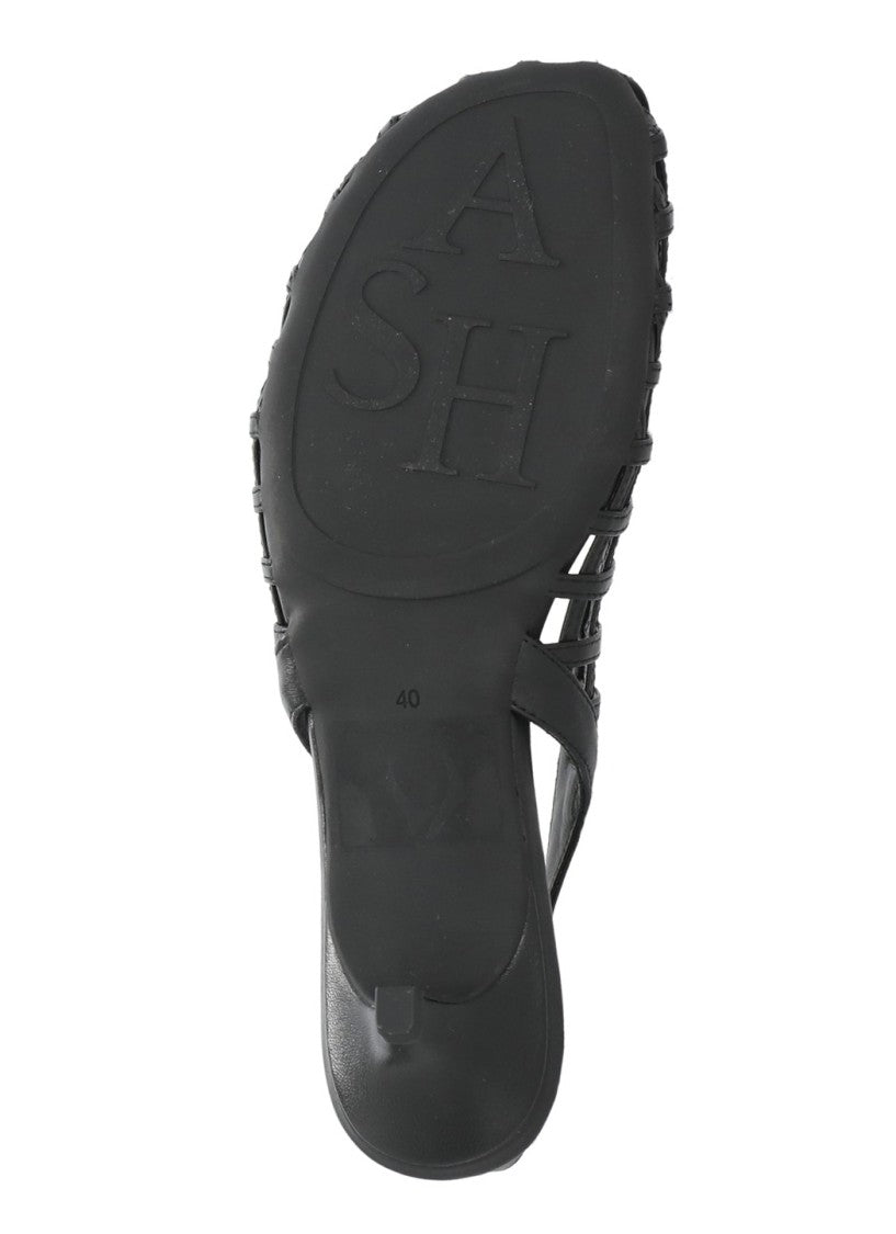 Ash Black Enji Cut-Out Pumps