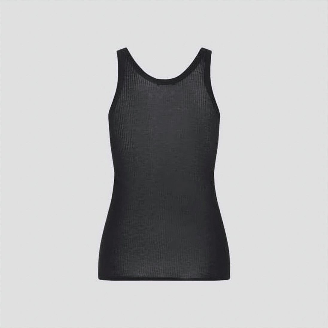 Lemaire Seamless Fitted Tank Top With Fine Ribbed Texture