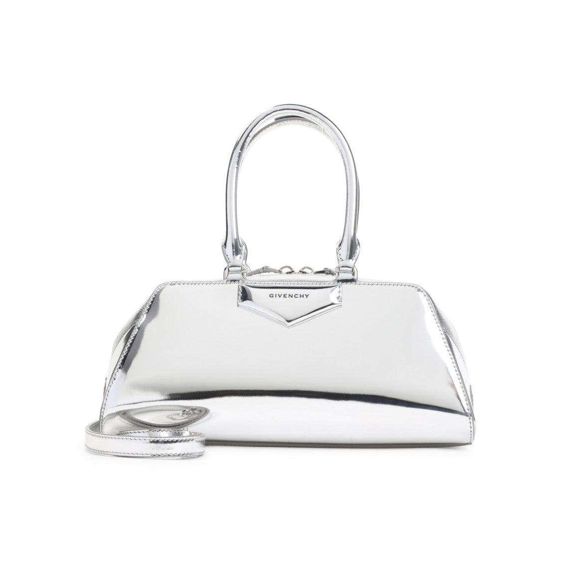 Givenchy Metallic Calf Leather Shoulder Bag