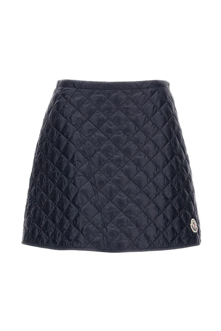 Moncler Flared Skirt With Quilted Pattern