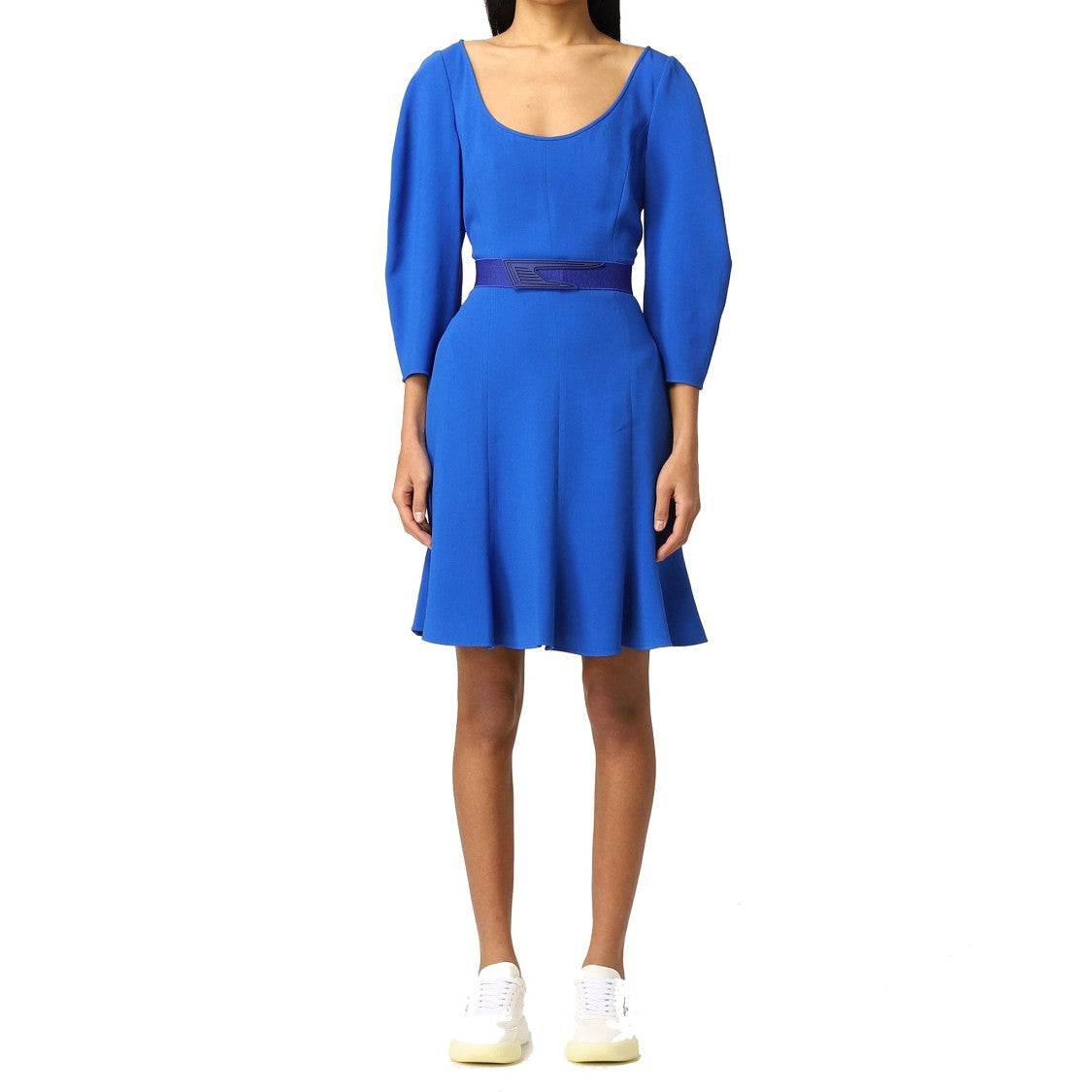 Stella Mccartney Long Sleeve U-Neck Dress
