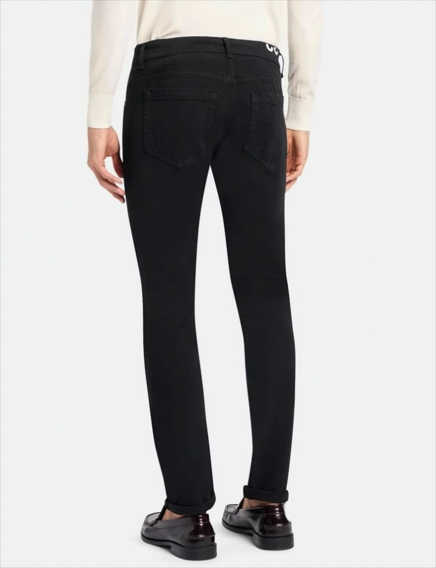 Dondup Slim-Fit Black Denim George Trousers
