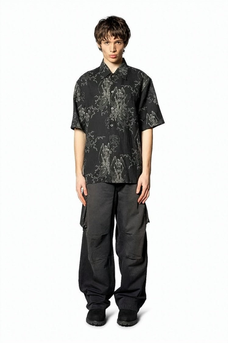Our Legacy Short-Sleeve Shirt With Classic Collar