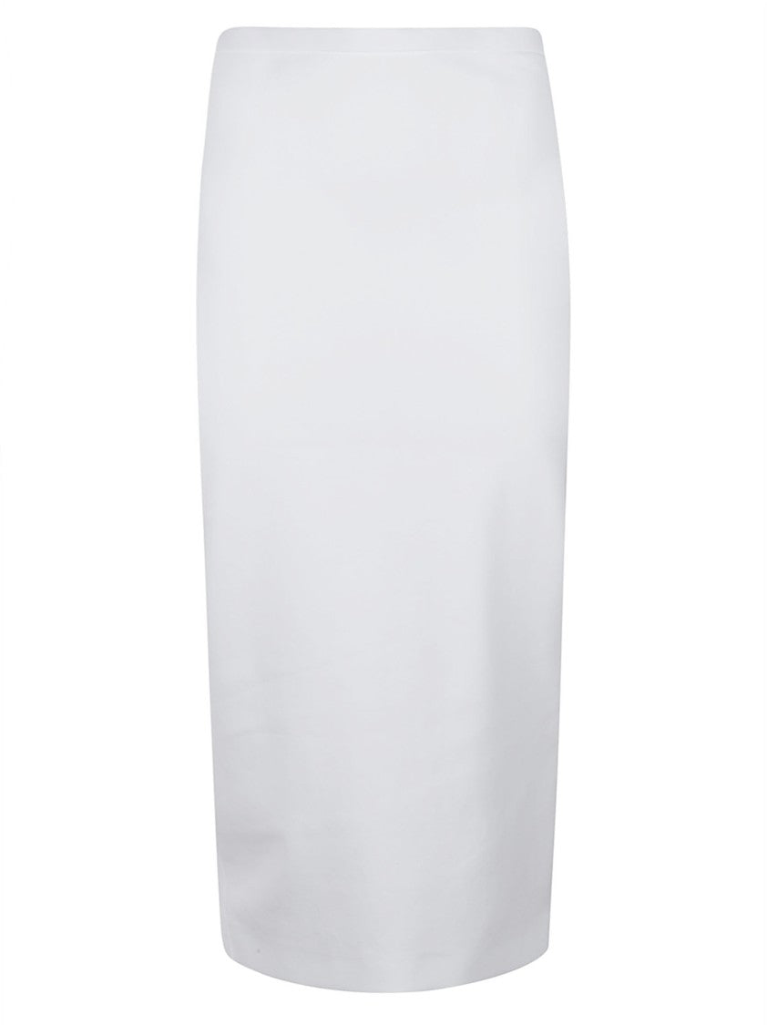 Max Mara Knee-Length Pencil Skirt With Embossed Logo