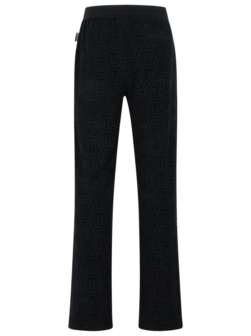 Philipp Plein 'Jogger' Black Cotton Pants