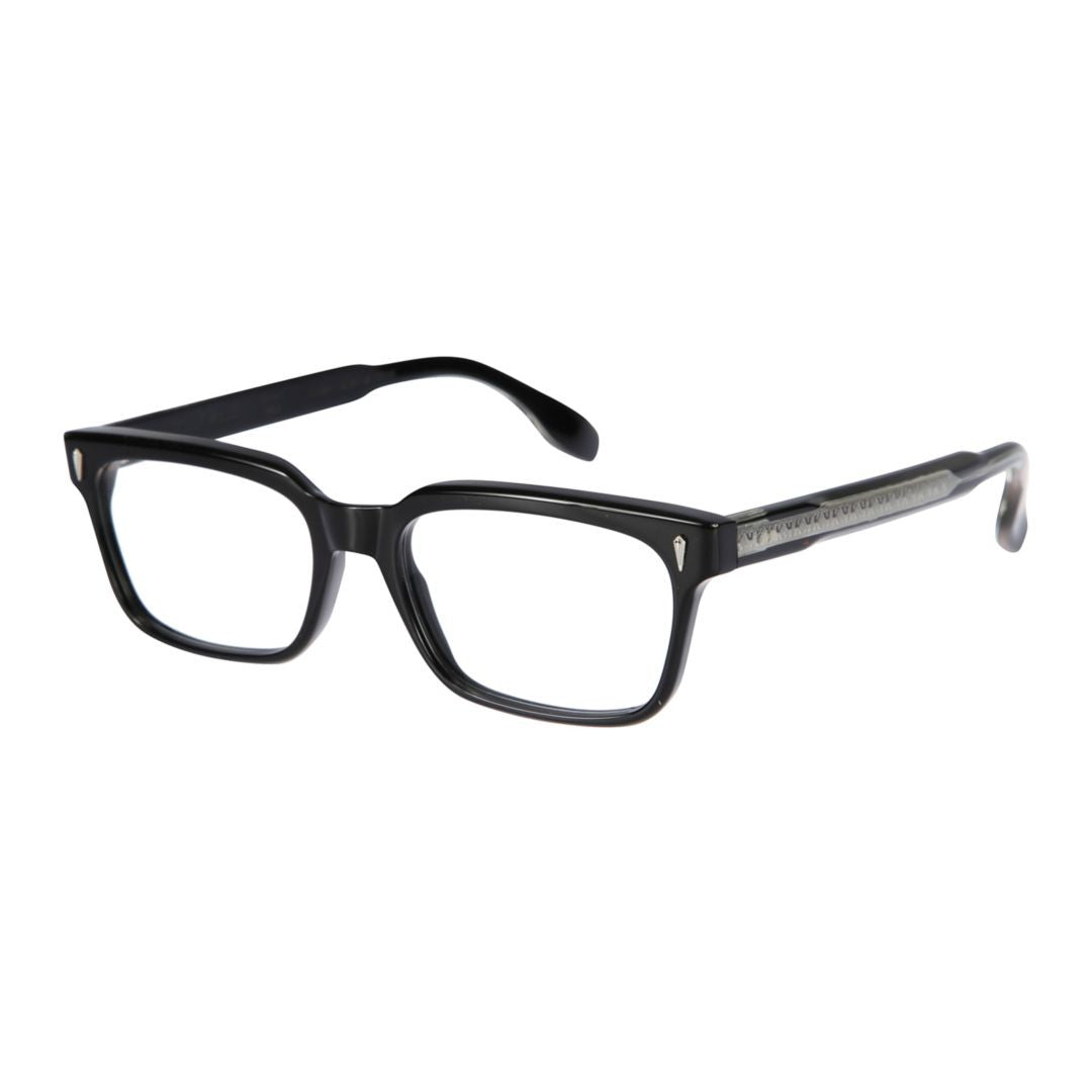 Kador Pekigno-53 Classic Rectangular Frame Sunglasses With Silver Accents