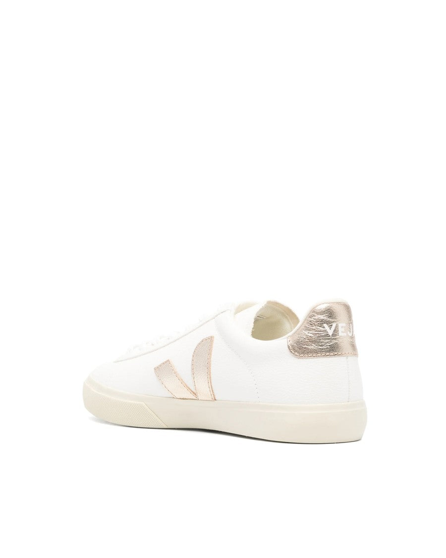 Veja White Campo Extra Leather Sneakers