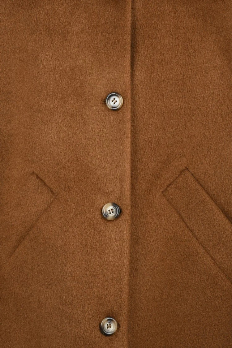 Guttha Brown Guttha Coat With Classic Collar