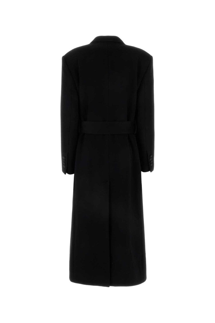 Dolce & Gabbana Black Cashmere Coat