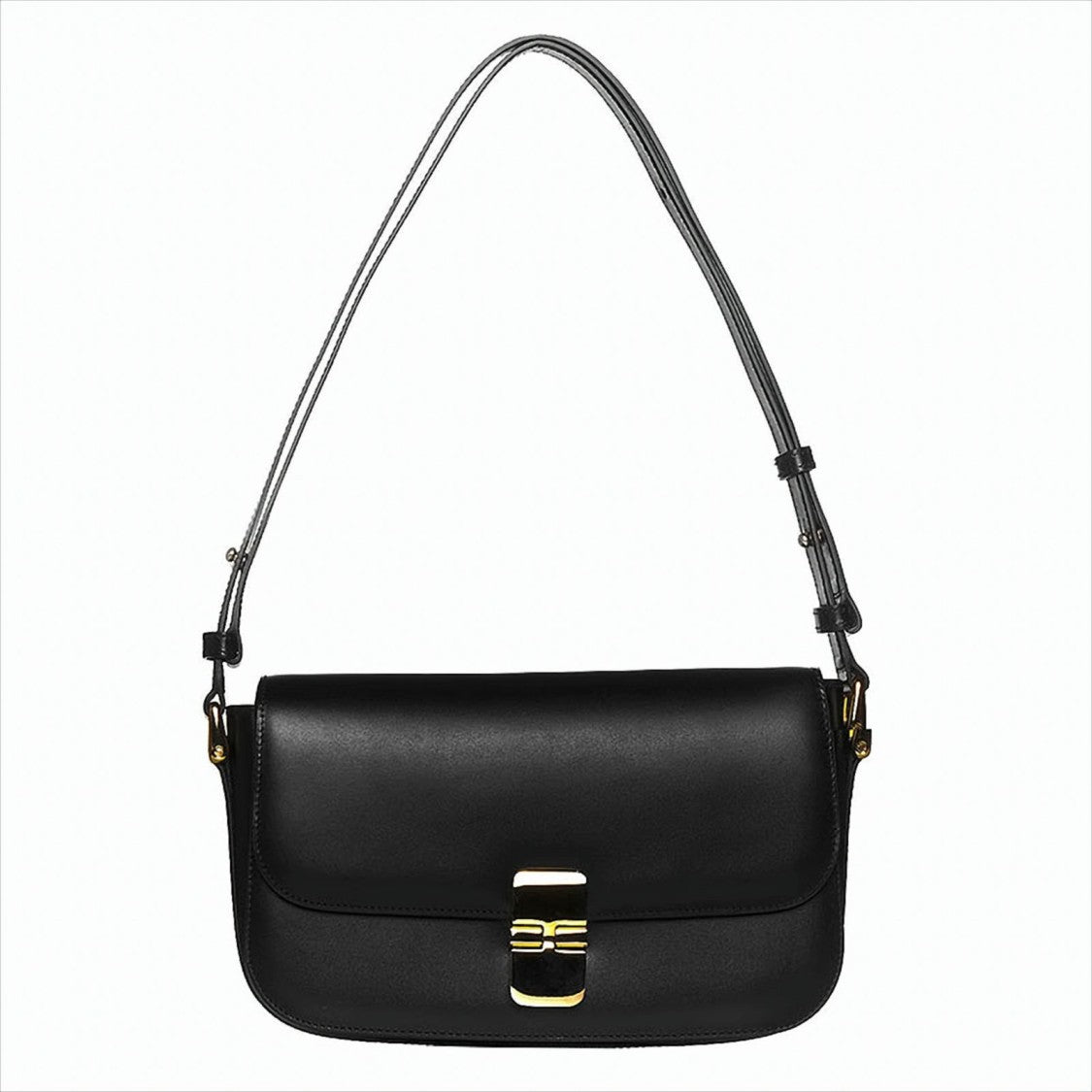 A.P.C. Grace Baguette Calf Leather Shoulder Bag