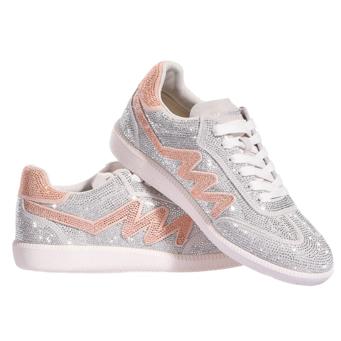 Mimanera Pink Handcrafted Imperial Rose Masterpiece Sneakers