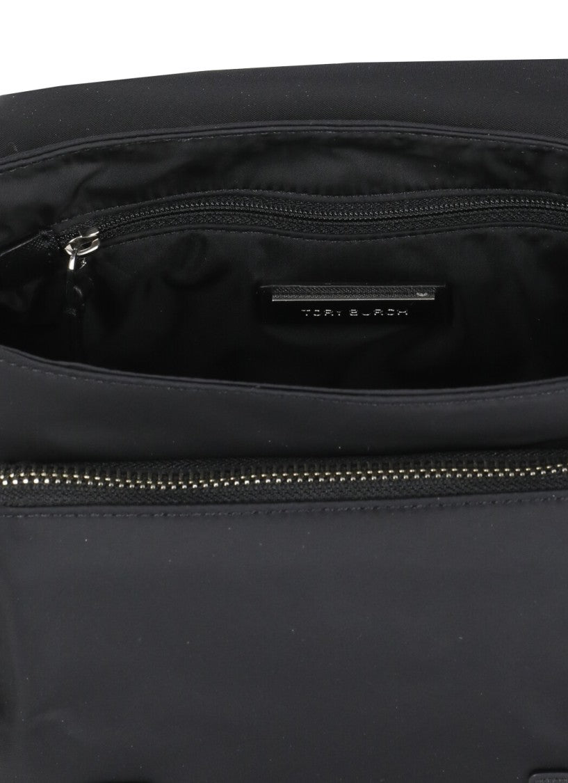 Tory Burch Black Small Virginia Messenger Shoulder Bag