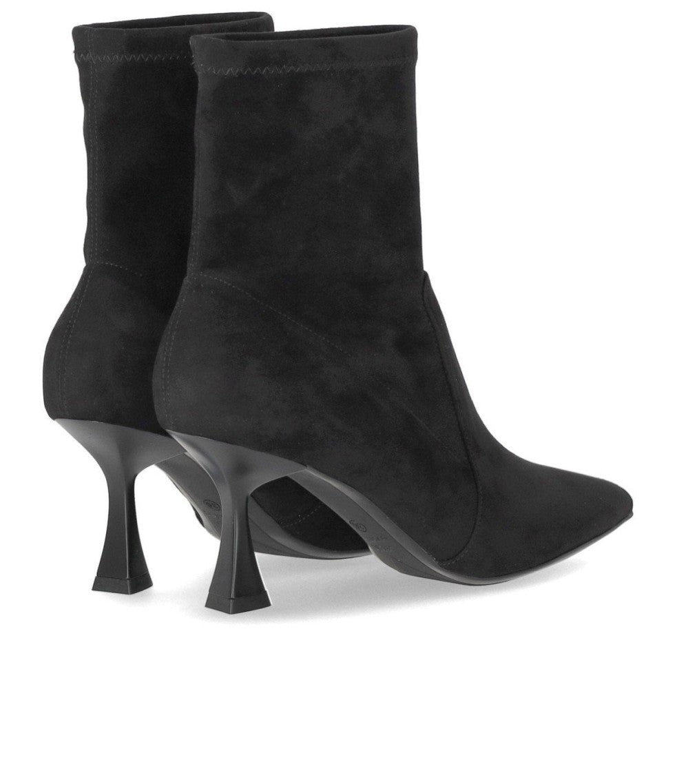Sergio Levantesi Janet Black Heeled Ankle Boot