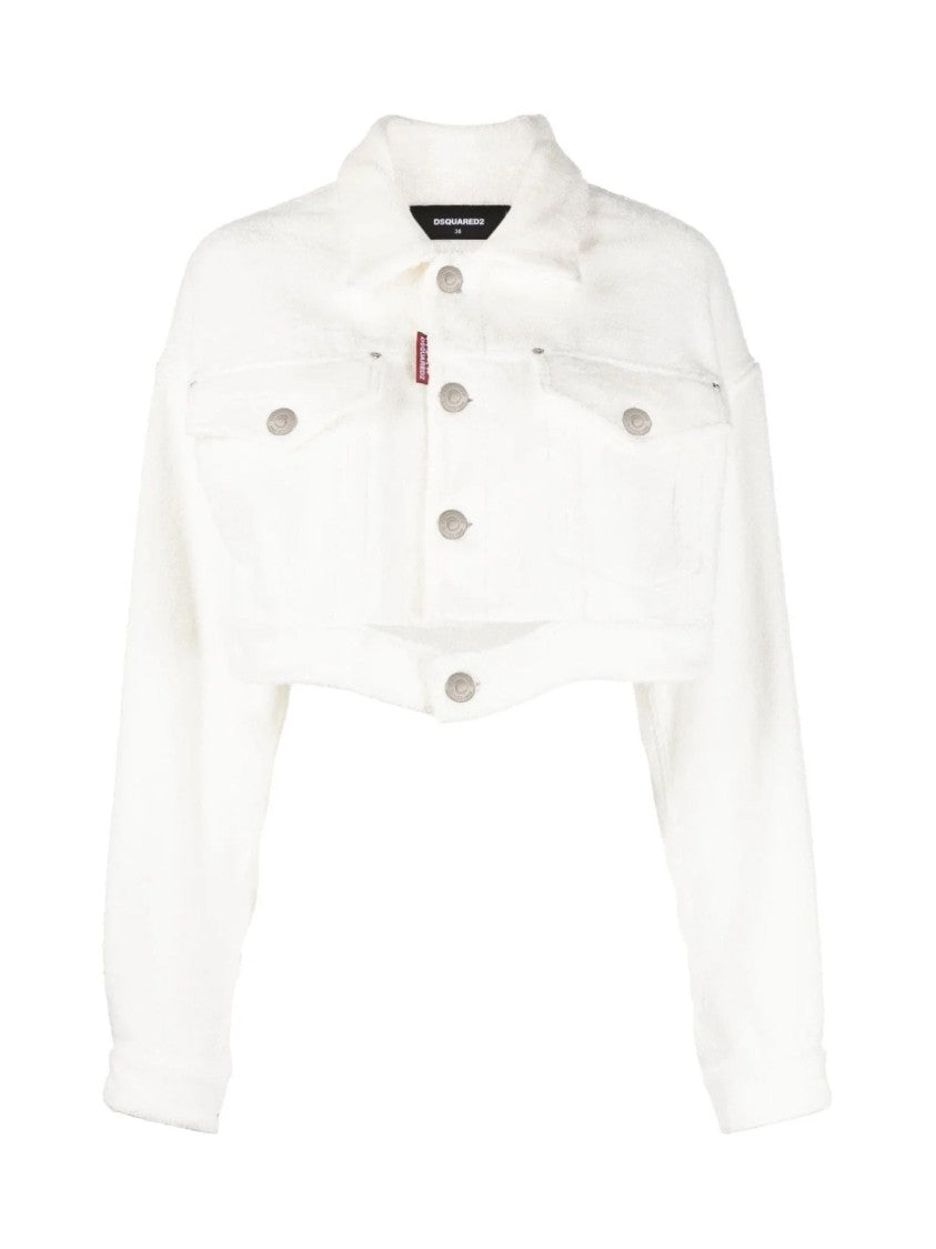 Dsquared2 Cropped Towel Jacket
