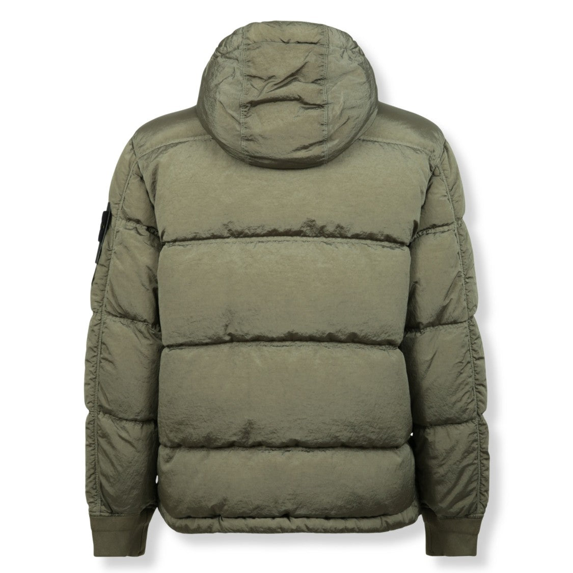Stone Island Quilted Nylon Metal Parka With Fixed Hood