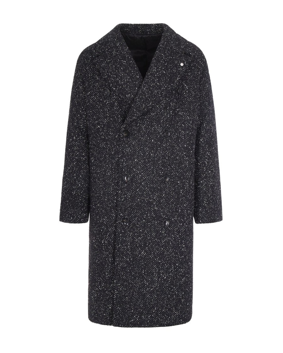 L.B.M. 1911 Black Double-Breasted Coat