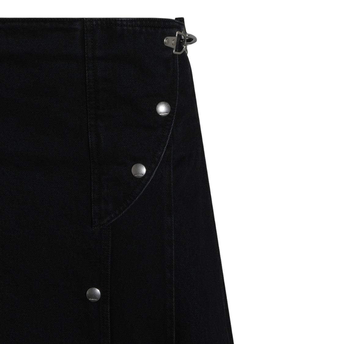 Marni Flared Clasp Closure Midi Skirt