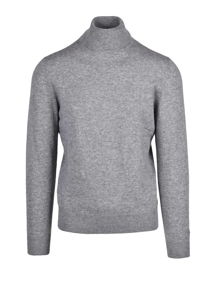 Mc2 Saint Barth Sophisticated Merino Wool And Cashmere Blend Sweater