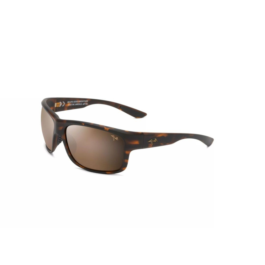 Maui Jim Southern Cross Rectangular Tortoiseshell Sunglasses With Brown-Tinted Lenses