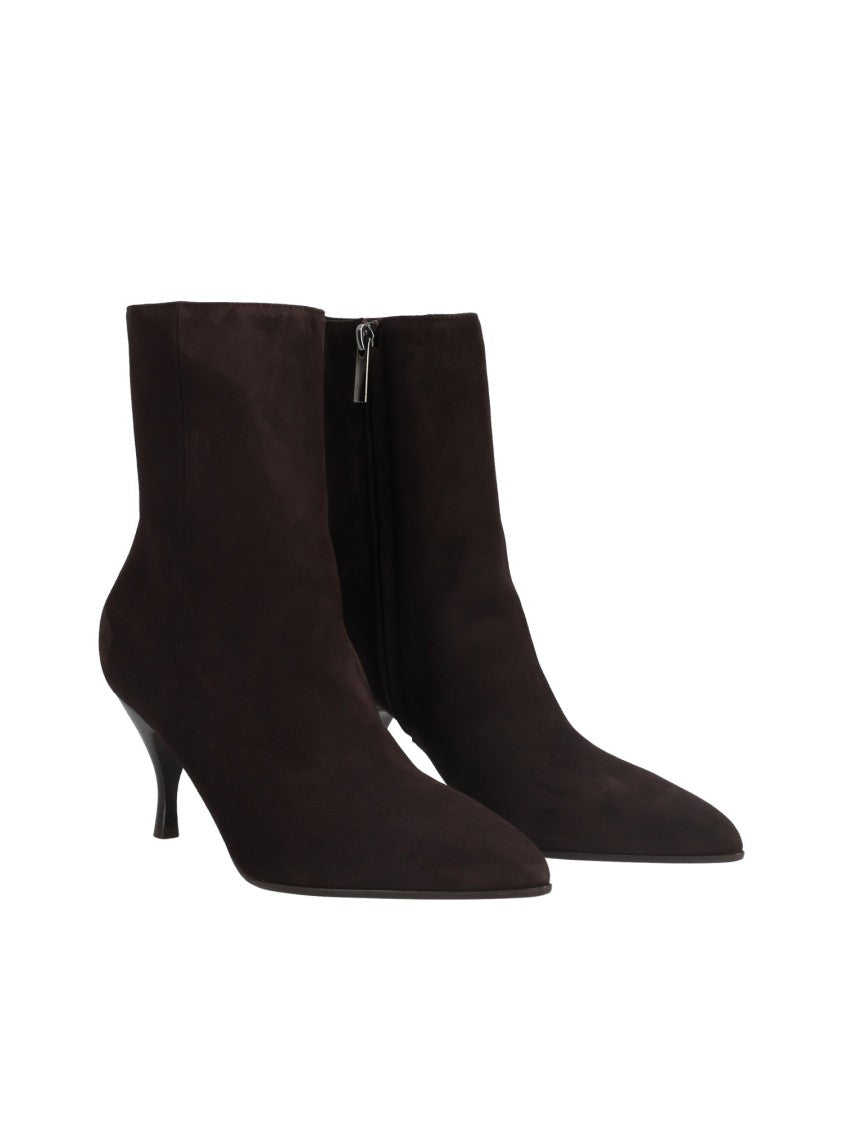 Sergio Levantesi Chocolate Brown Jodi67 Suede Ankle Boots