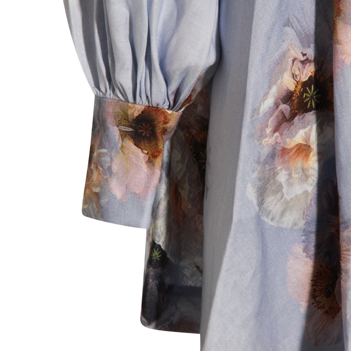 Zimmermann Lilac Cotton Mini Dress