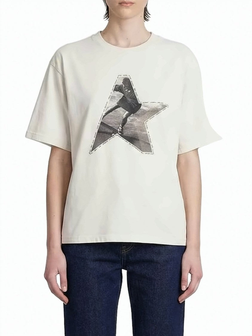 Golden Goose Relaxed-Fit Graphic Tee With Star Motif