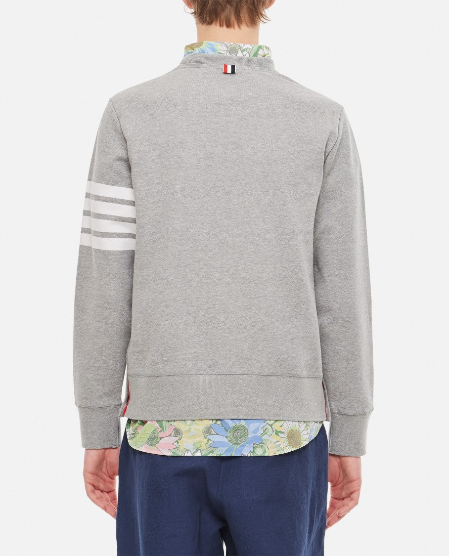 Thom Browne Classic Sweatshirt In Classic Loopback