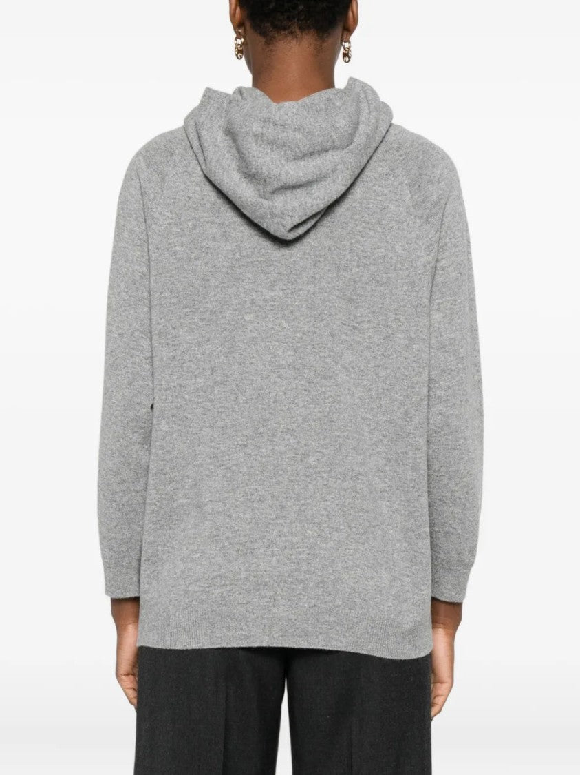 Fabiana Filippi Long-Sleeves Ribbed Hoodie