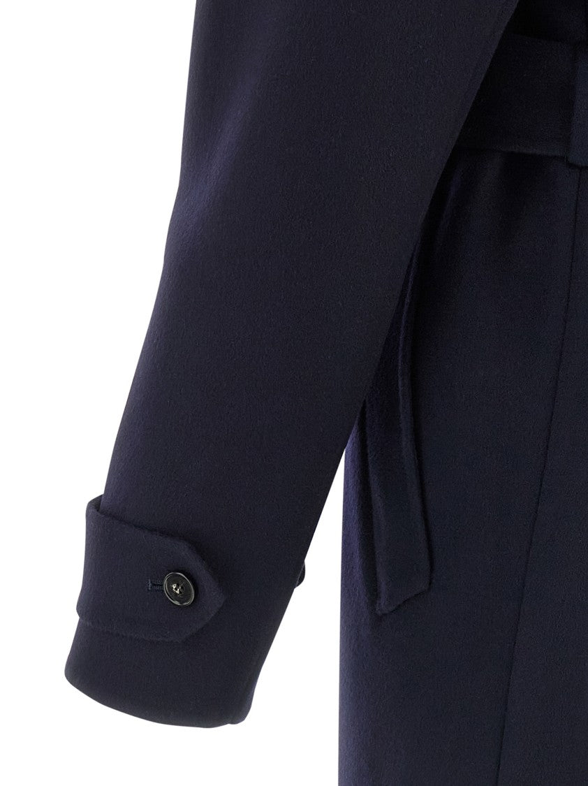 Stella Mccartney Double-Breasted Wool Trench Coat