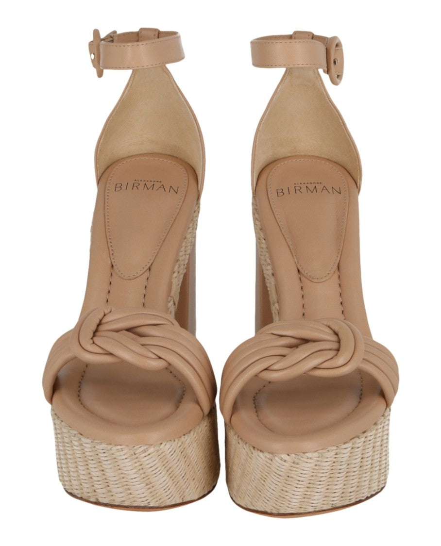 Alexandre Birman Vicky Ankle Wrap 120 Platforms Sandals