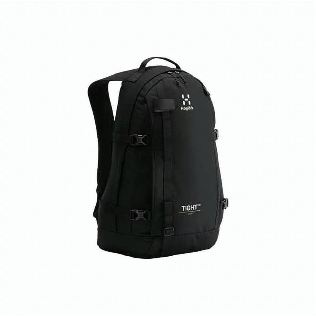 Haglöfs Streamlined Black Backpack With Adjustable Straps