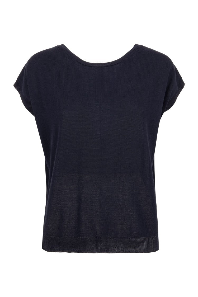 Kangra Cropped Black Top With Loose Fit