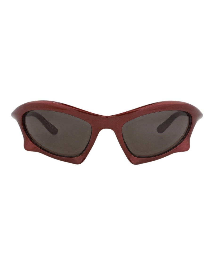 Balenciaga Shield-Frame Sunglasses With Saddle Nose Bridge In Bio Injection