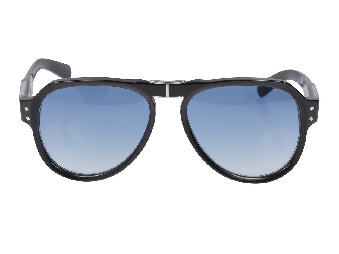 Kador Blue Pilot Flag/N Gradient Aviator Sunglasses