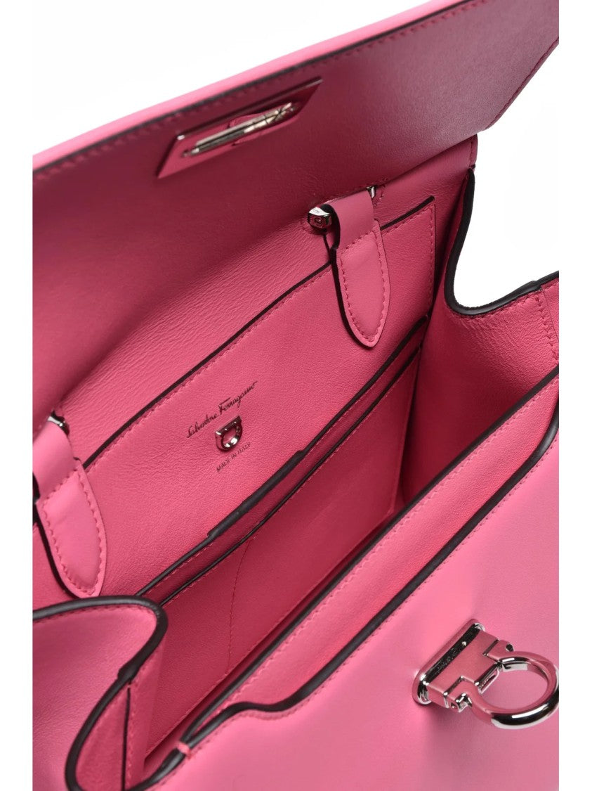 Salvatore Ferragamo Top Handle Shoulder Bag Leather - Colors