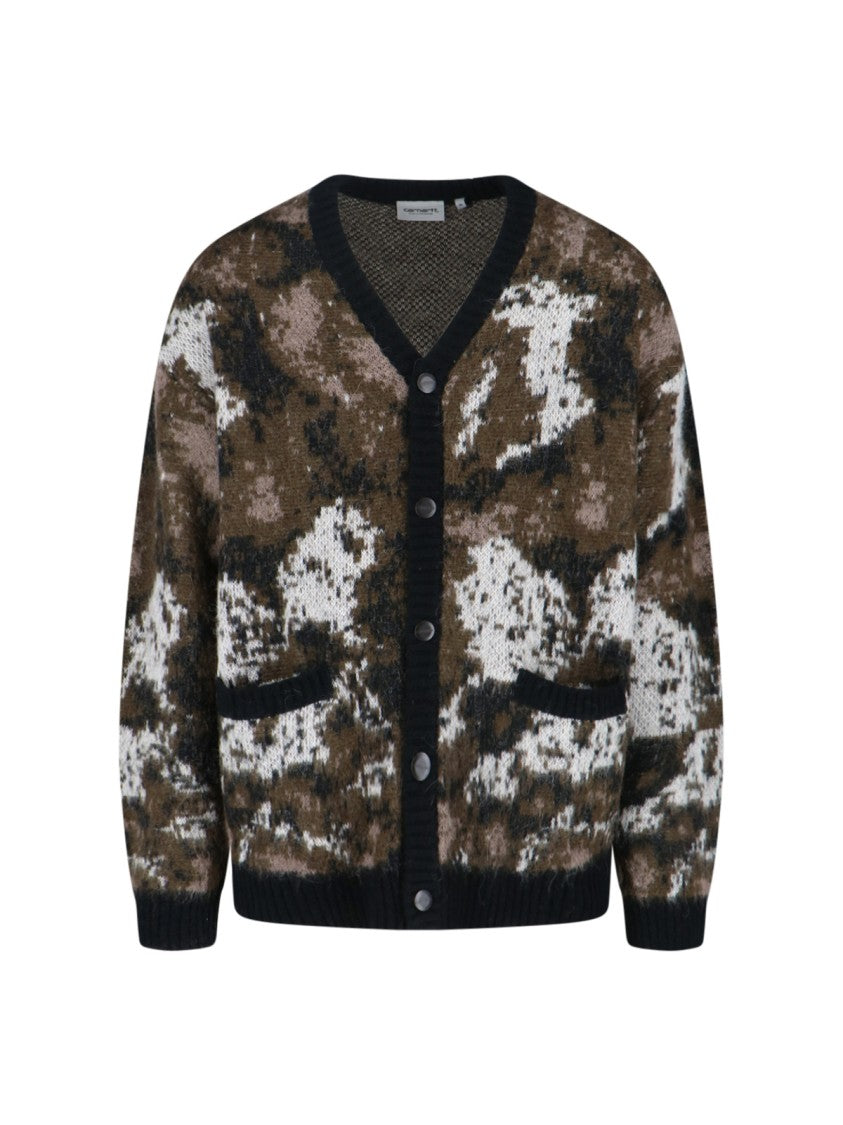Carhartt Wip "W' Merlin" Cardigan, In Multicolor Alpaca Blend